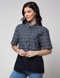 Lois Girl Twill Shirt Two Look