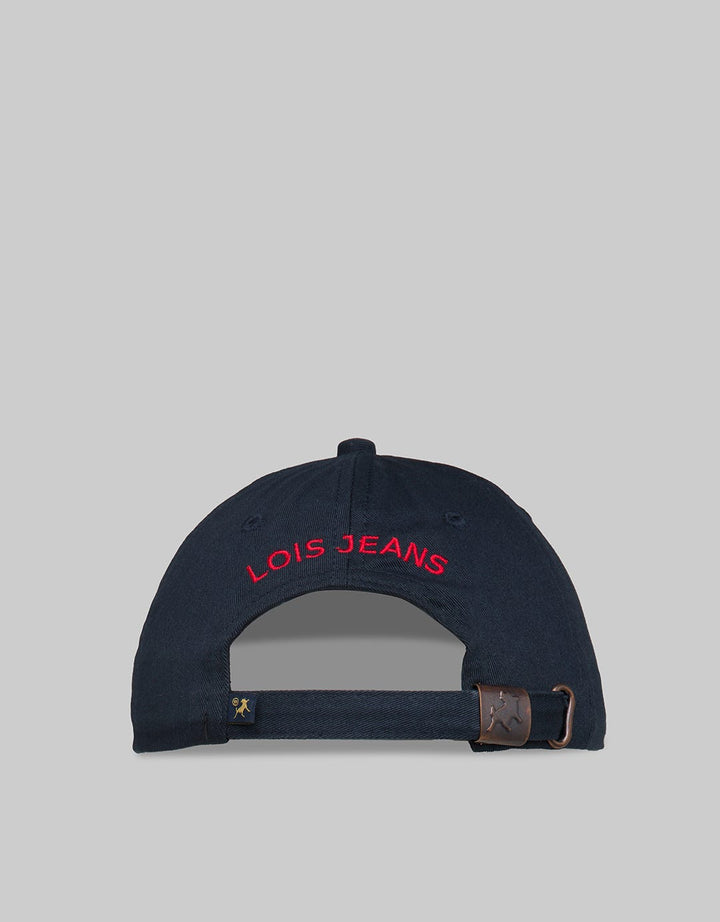 Lois Bull Logo Patch Topi Pria