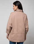Lois Girl Twill Shirt With Drawstring