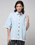 Lois Girl Cotton Denim Kemeja Wanita