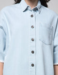 Lois Girl Cotton Denim Kemeja Wanita