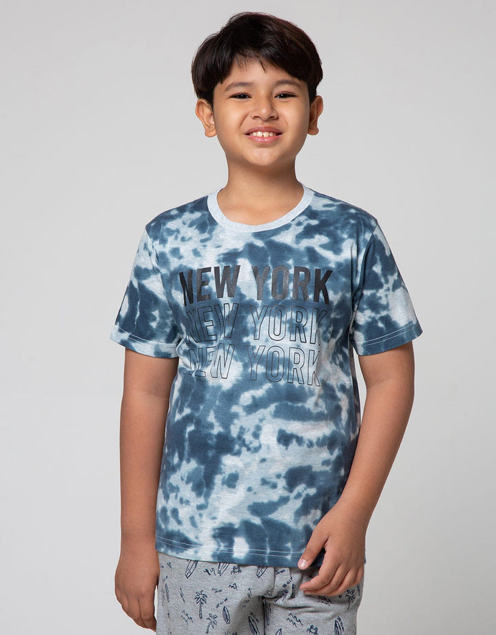 Nevada Short Sleeve T-Shirt Print Tie Dyed New York