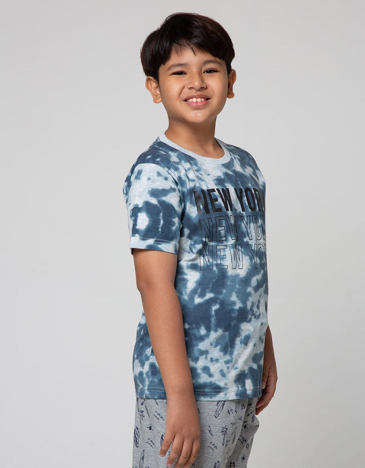 Nevada Short Sleeve T-Shirt Print Tie Dyed New York