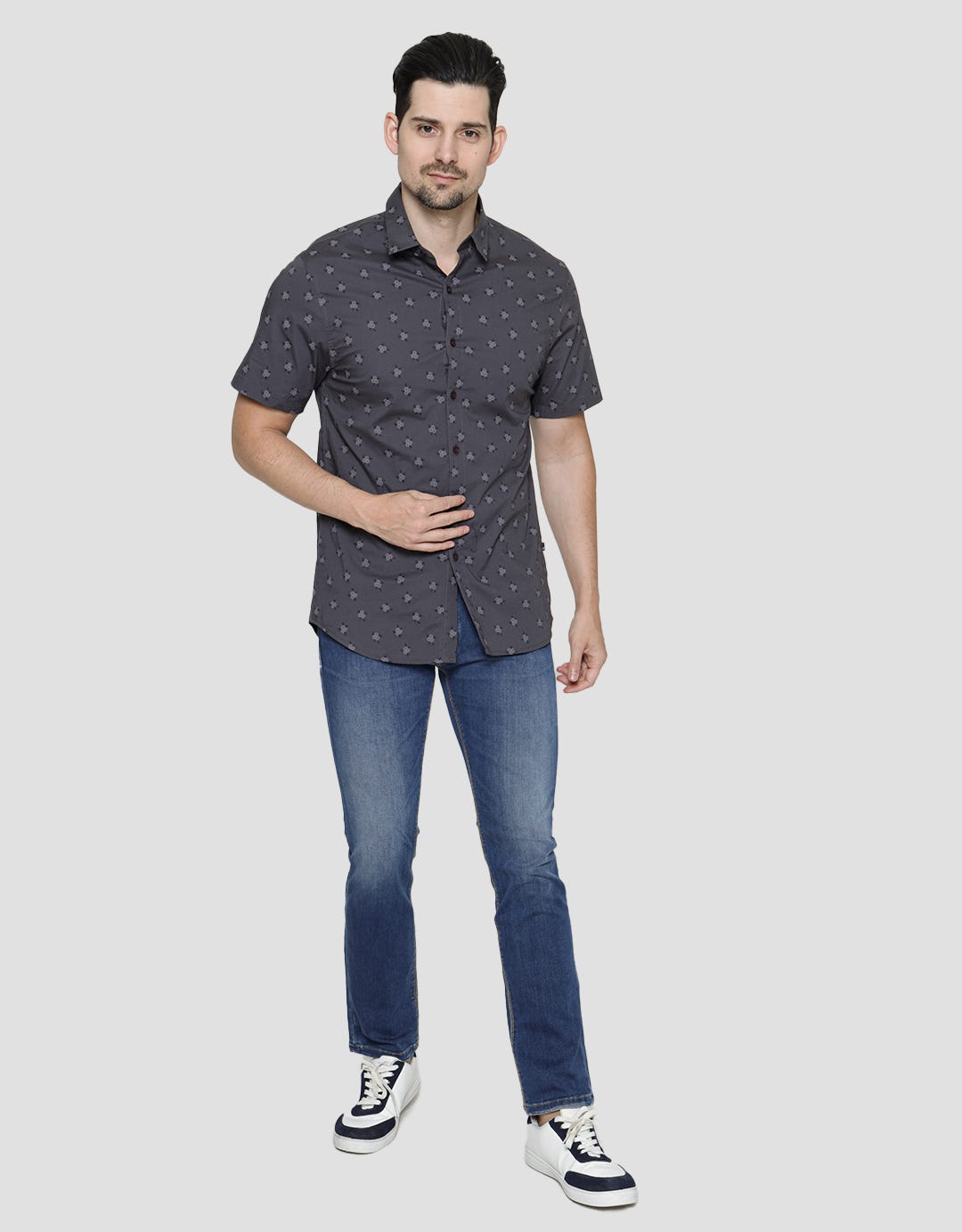 Andrew Smith Casual Slim Celana Jeans Pria