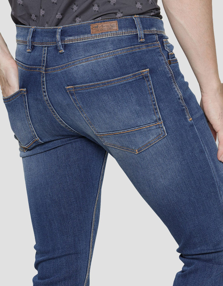 Andrew Smith Casual Slim Celana Jeans Pria