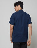 Hassenda Baju Koko Flannel Yasin Black Carbon