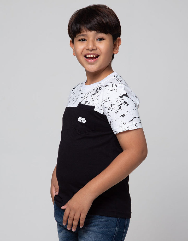 Star Wars T-Shirt Cutsewn Marble Kantong Dark Side