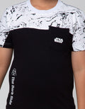 Star Wars T-Shirt Cutsewn Marble Kantong Dark Side
