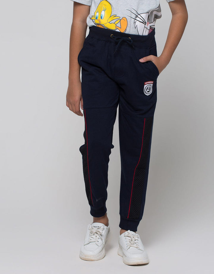 Marvel Long Pants Knit Avenger Logo Komb Mesh List