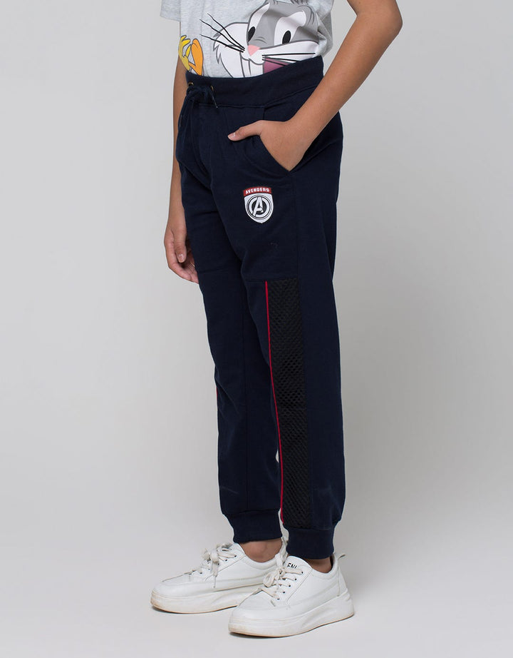 Marvel Long Pants Knit Avenger Logo Komb Mesh List
