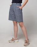 Details Basic Woven Celana Pendek Wanita