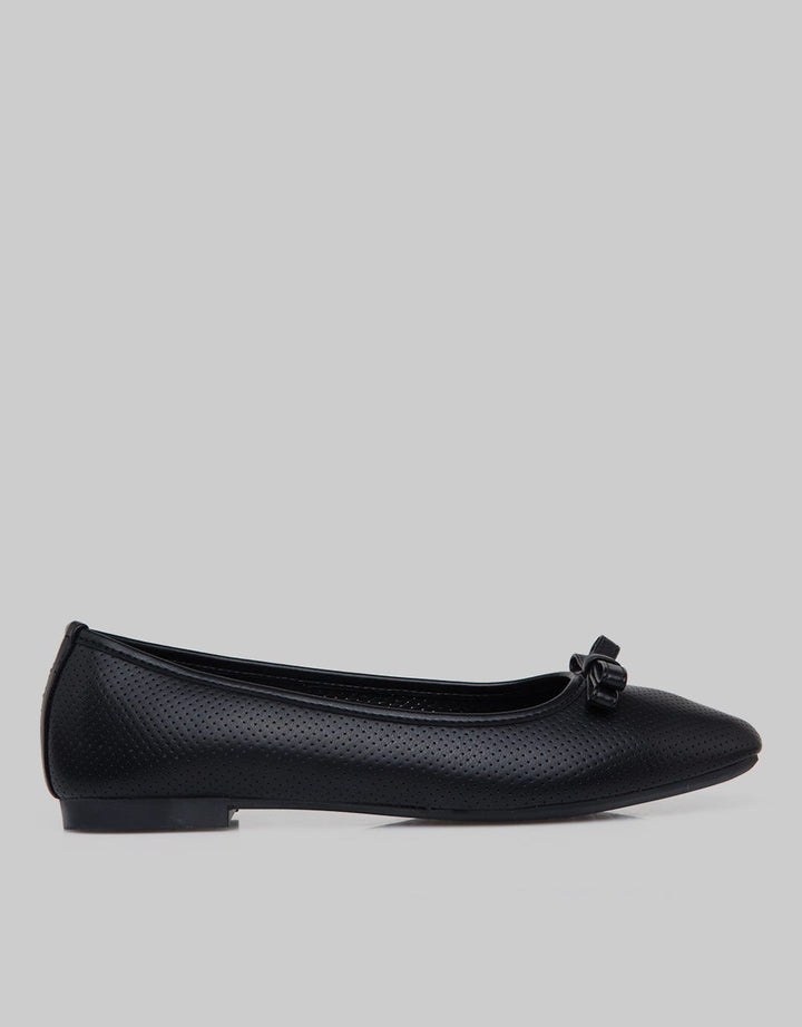 Connexion Textured Ribbon Sepatu Flat Wanita