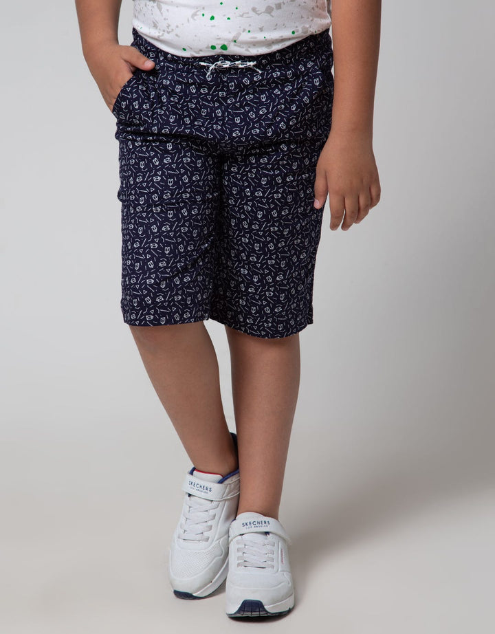 Nevada Shorts Pants Crop Geometri Shape