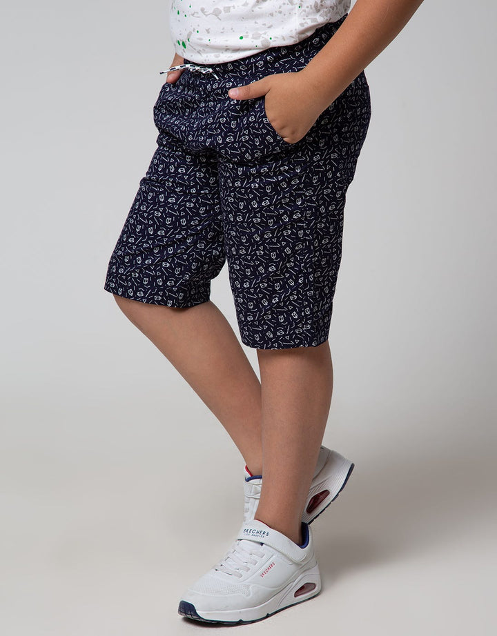 Nevada Shorts Pants Crop Geometri Shape