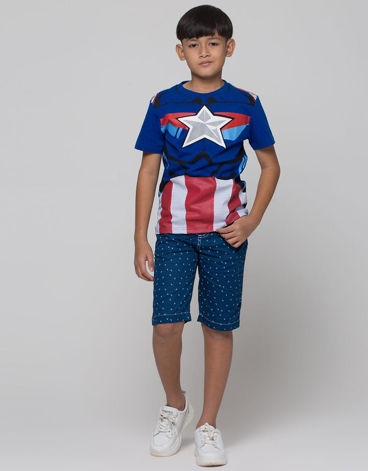 Nevada Short Pants Woven Print Jangkar