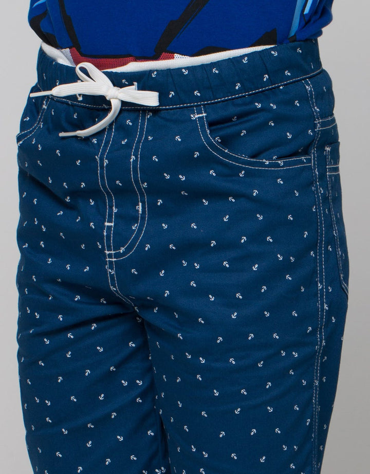 Nevada Short Pants Woven Print Jangkar