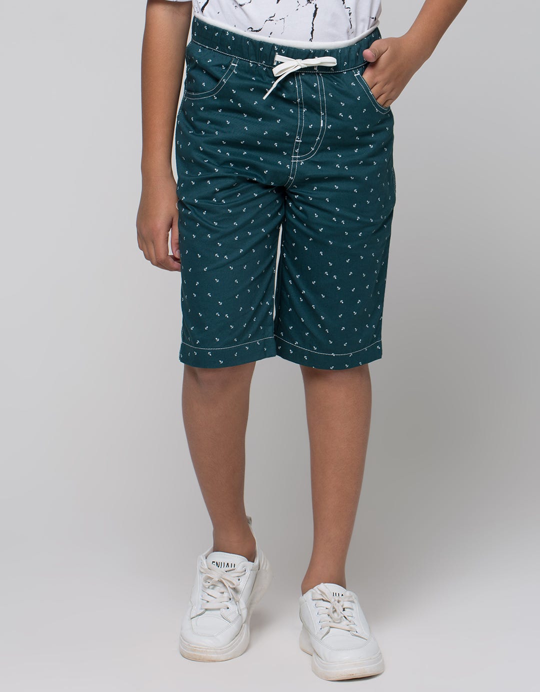 Nevada Short Pants Woven Print Jangkar