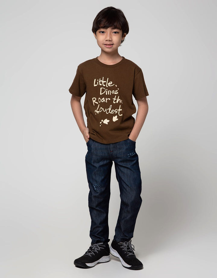 Little M Short Sleeve T-Shirt Print Roar The Loudest Cucuk