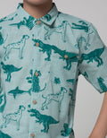 Little M Short Sleeve Shirt Animal