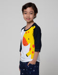 Little M Giraffe Print Kaos Anak Laki-laki