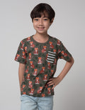 Little M Short Sleeve T-Shirt Print Tiger