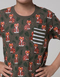 Little M Short Sleeve T-Shirt Print Tiger