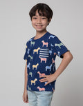 Little M Short Sleeve T-Shirt Print Zebra