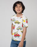 Little M Short Sleeve T-Shirt Firetruck