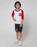 Little M Firetruck Kaos Anak Laki-laki