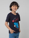 Little M Dino Lets Go Kaos Anak Laki-laki