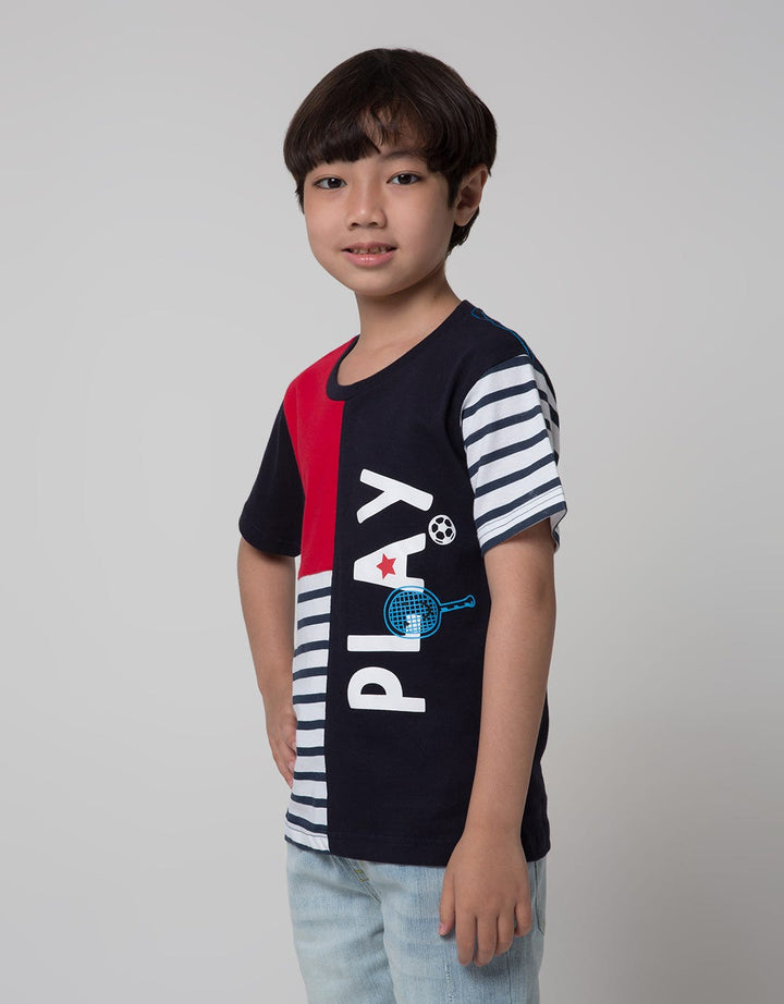 Little M Short Sleeve T-Shirt Print Play