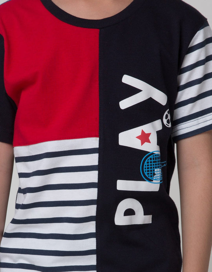 Little M Short Sleeve T-Shirt Print Play