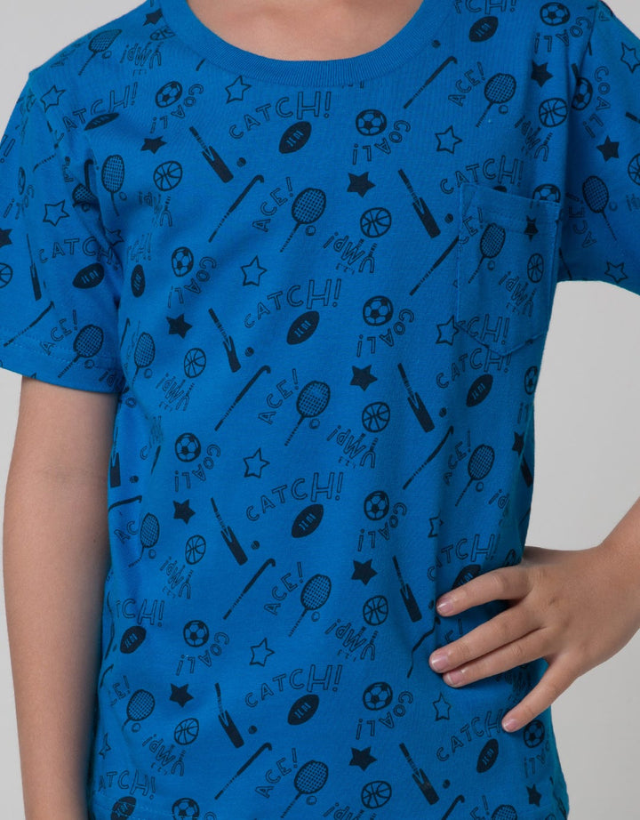 Little M Print Boys T-Shirt