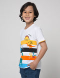 Little M Short Sleeve T-Shirt Dino Aplikasi Tangan Intip