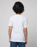 Little M Short Sleeve T-Shirt Dino Aplikasi Tangan Intip
