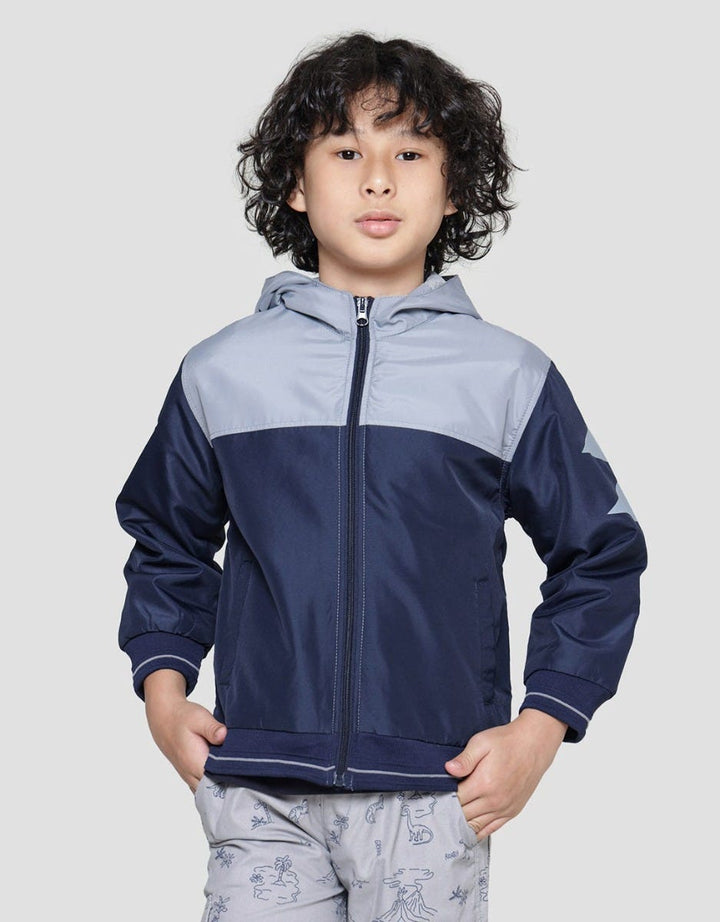 Little M Parasut Tiger Jaket Anak Laki-Laki