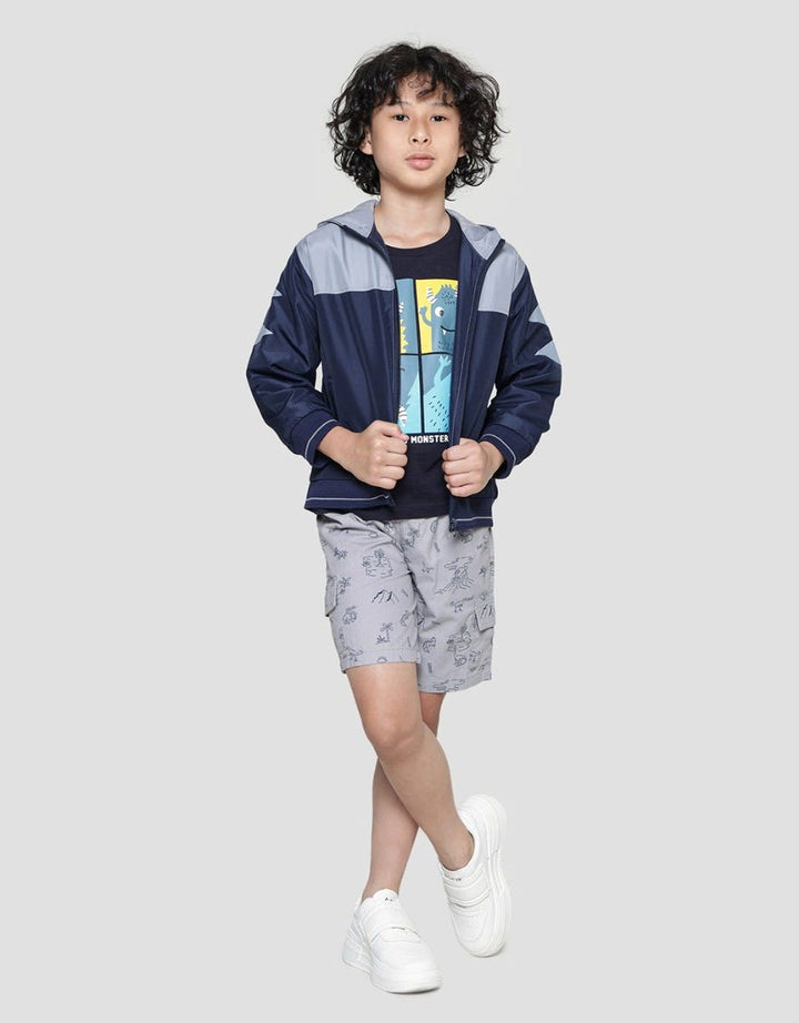 Little M Parasut Tiger Jaket Anak Laki-Laki