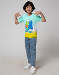 Little M Ombre Dino Kaos Anak Laki-Laki