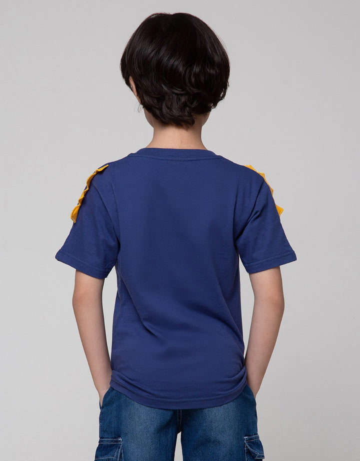 Little M Short Sleeve T-Shirt Print Croco Surf Aplikasi