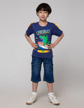 Little M Short Sleeve T-Shirt Print Croco Surf Aplikasi