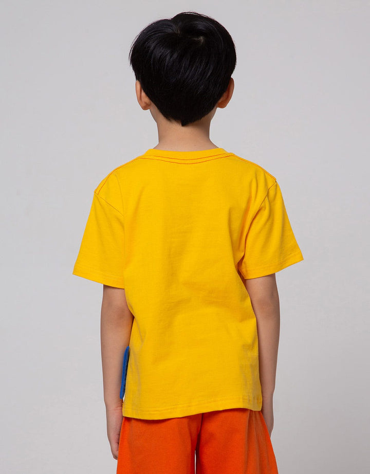 Little M Shark Splash Kaos Anak Laki-laki