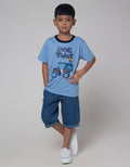 Little M Living Wave Kaos Anak Laki-laki