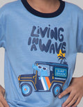 Little M Living Wave Kaos Anak Laki-laki