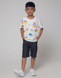 Little M Relax Print Kaos Anak Laki-laki