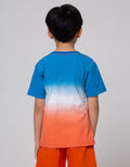Little M Dino Ombre Kaos Anak Laki-laki