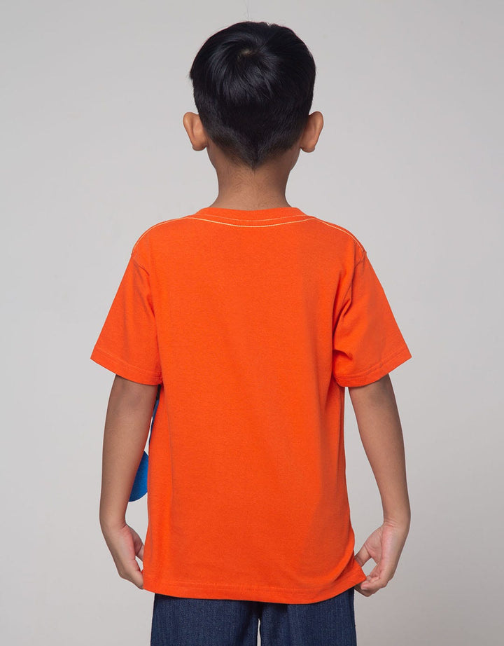 Little M Shark Spray Kaos Anak Laki-laki
