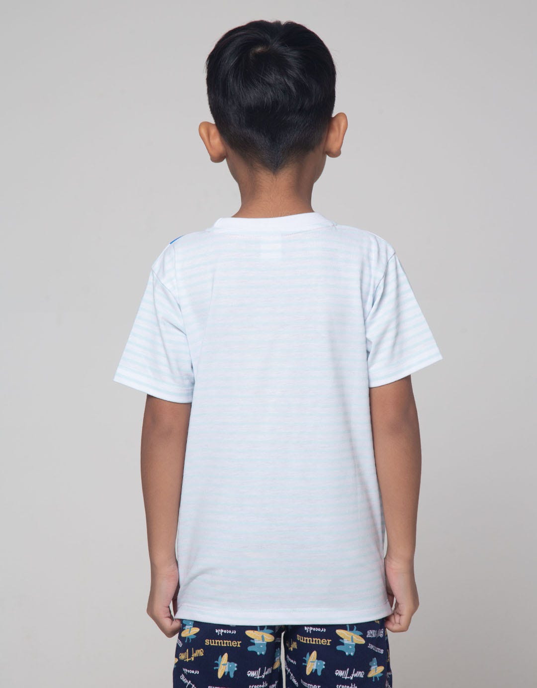 Little M Tropicool Bordir Kaos Anak Laki-laki