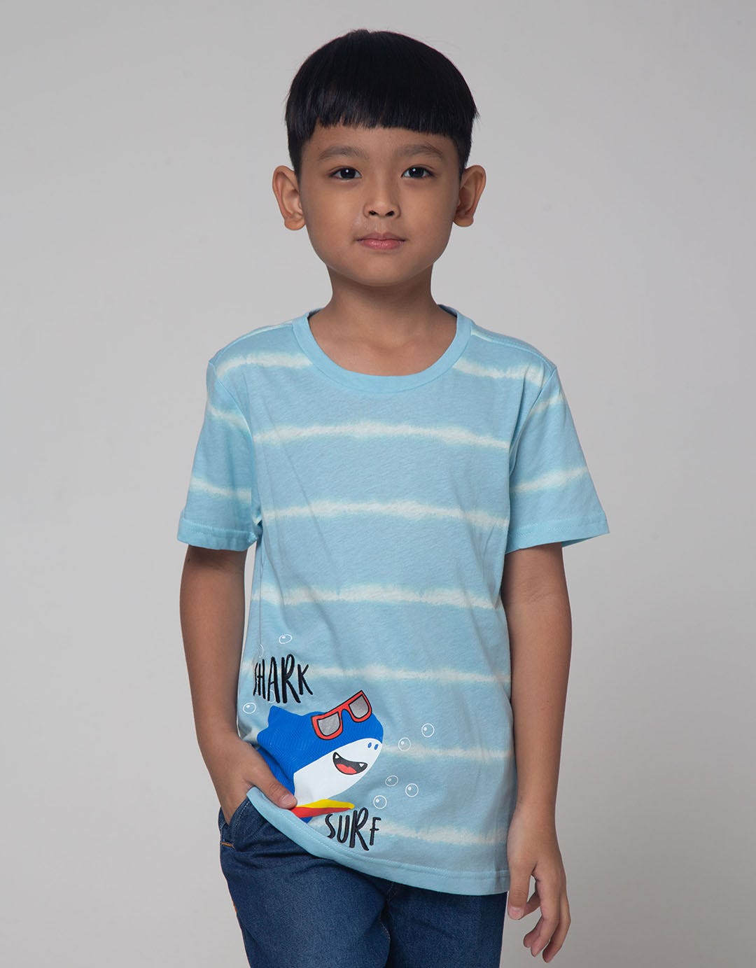 Little M Rotary Shark Kaos Anak Laki-laki