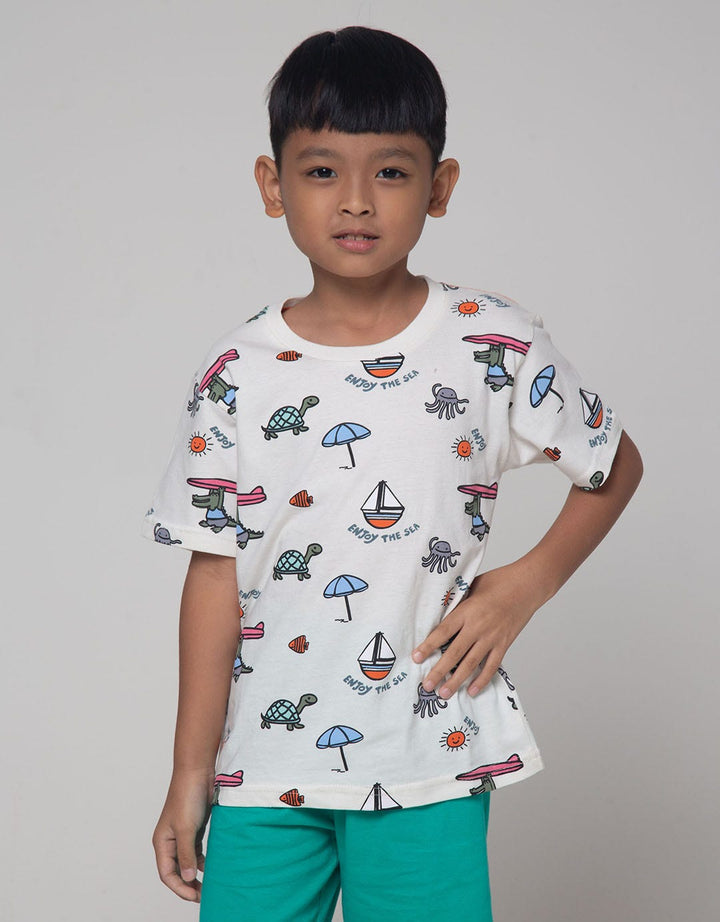 Little M Enjoy The Sea Boys T-Shirt