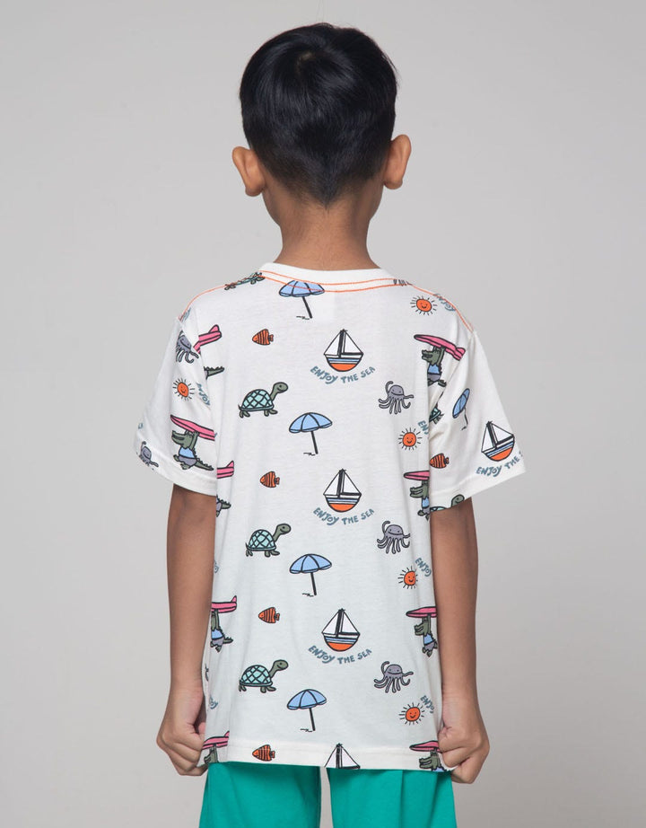 Little M Enjoy The Sea Boys T-Shirt